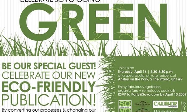 Celebrate SOVO Going Green