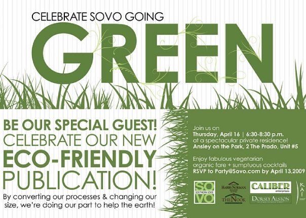 Celebrate SOVO Going Green